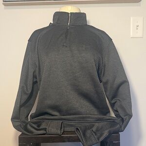 NWT Under Armor Men's Dark Gray Quarter-Zip Sweater Size Large